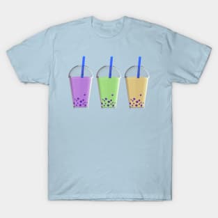 Bubble Tea Row of Three T-Shirt